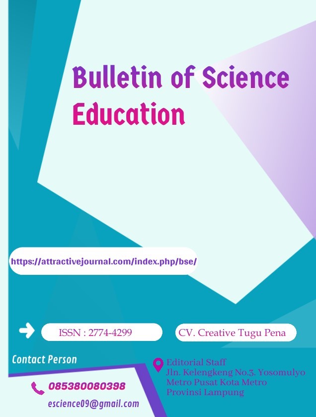 					View Vol. 6 No. 1 (2026): Bulletin of Science Education
				
